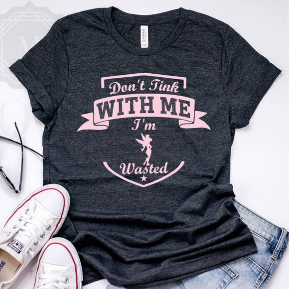 Tinker Bell theme Funny Drinking T-shirt for Women - Picture 2 of 4